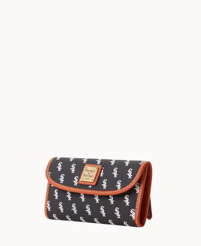 Dooney and Bourke Wallets MLB White Sox Continental Clutch White Sox 8211 WomenMen Dooney and Bourke Wallets MLB White Sox Continental Clutch White Sox 8211 WomenMen