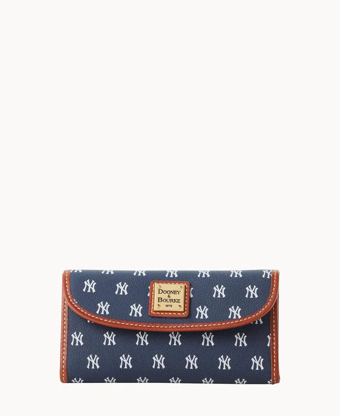 Dooney and Bourke Wallets MLB Yankees Continental Clutch Yankees 8211 WomenMen Dooney and Bourke Wallets MLB Yankees Continental Clutch Yankees 8211 WomenMen