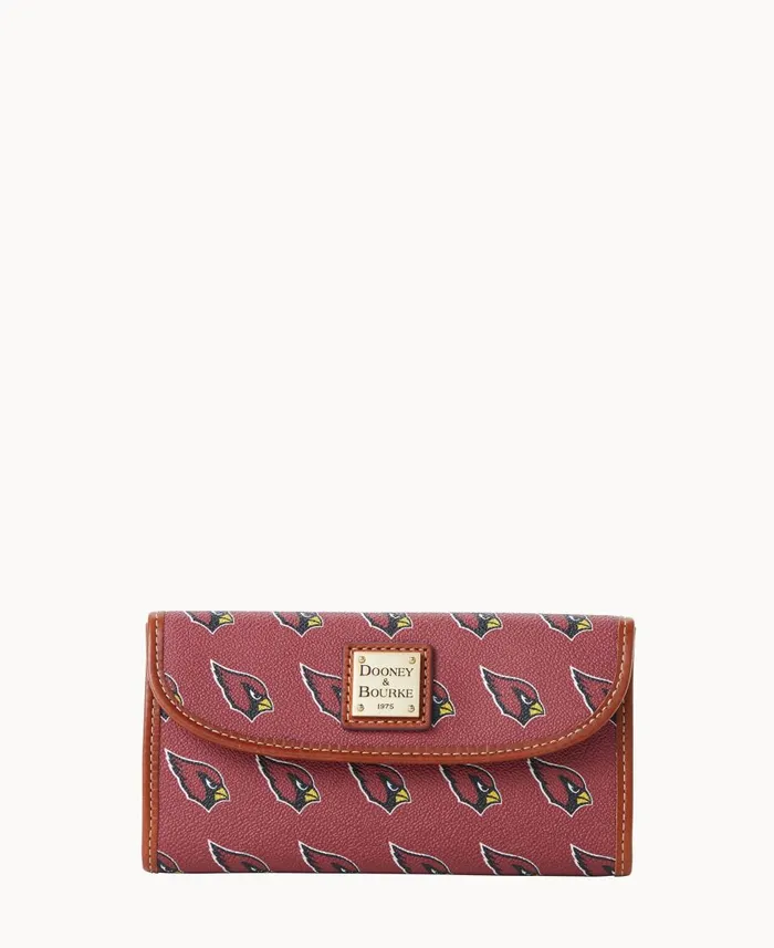 Dooney and Bourke Wallets NFL AZ Cardinals Continental Clutch Cardinals 8211 WomenMen Dooney and Bourke Wallets NFL AZ Cardinals Continental Clutch Cardinals 8211 WomenMen