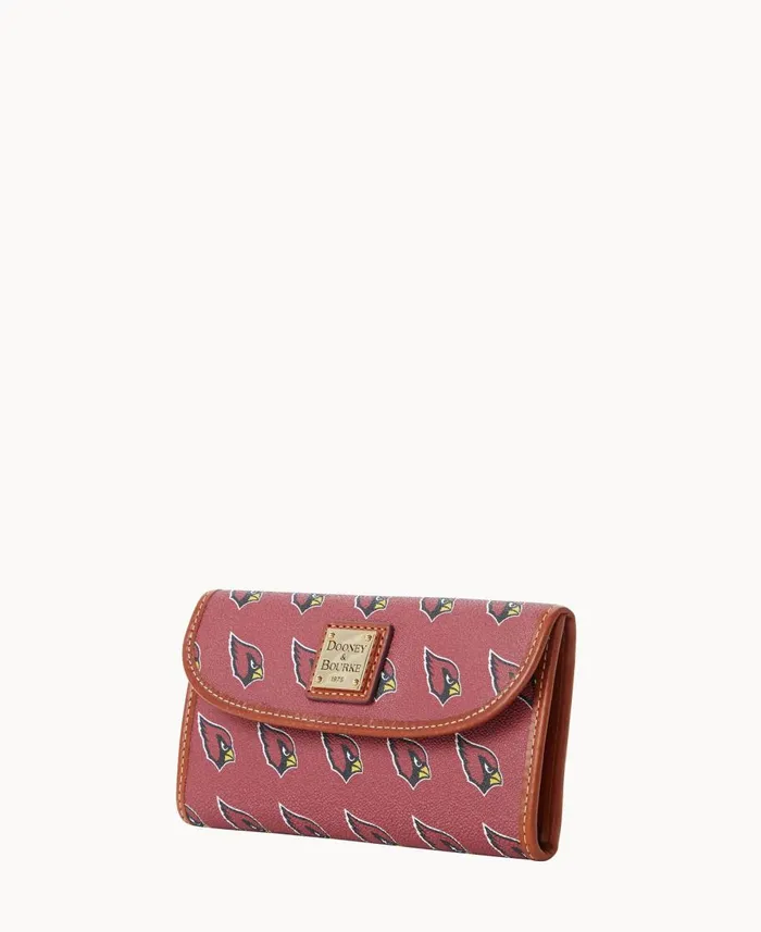 Dooney and Bourke Wallets NFL AZ Cardinals Continental Clutch Cardinals 8211 WomenMen Dooney and Bourke Wallets NFL AZ Cardinals Continental Clutch Cardinals 8211 WomenMen