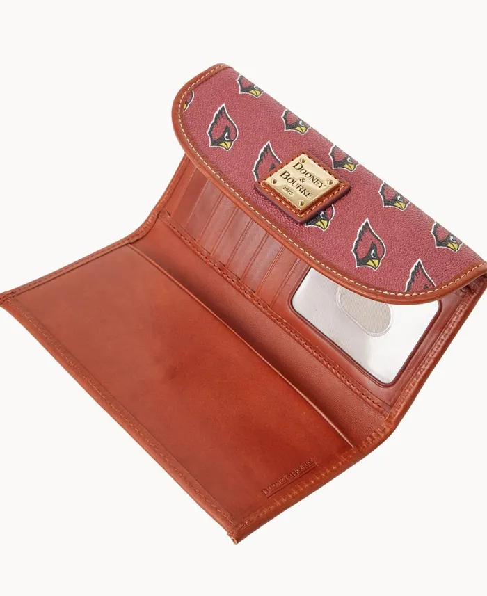 Dooney and Bourke Wallets NFL AZ Cardinals Continental Clutch Cardinals 8211 WomenMen Dooney and Bourke Wallets NFL AZ Cardinals Continental Clutch Cardinals 8211 WomenMen