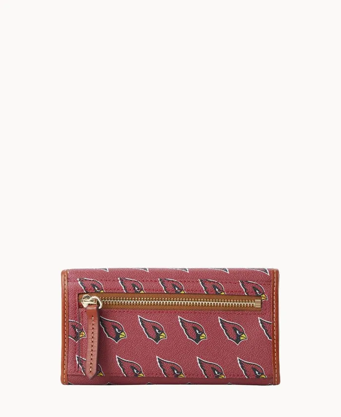 Dooney and Bourke Wallets NFL AZ Cardinals Continental Clutch Cardinals 8211 WomenMen Dooney and Bourke Wallets NFL AZ Cardinals Continental Clutch Cardinals 8211 WomenMen