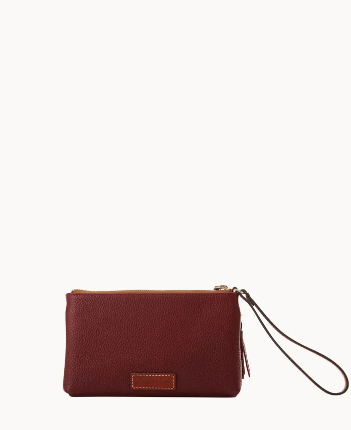 Dooney and Bourke Wallets NFL Commanders Double Zip Wristlet Commanders 8211 WomenMen