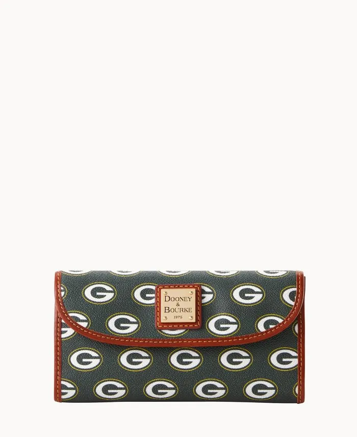 Dooney and Bourke Wallets NFL Packers Cont Clutch Packers 8211 WomenMen