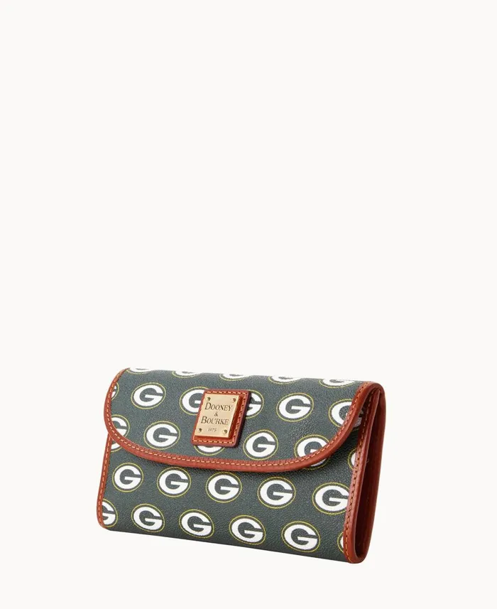 Dooney and Bourke Wallets NFL Packers Cont Clutch Packers 8211 WomenMen