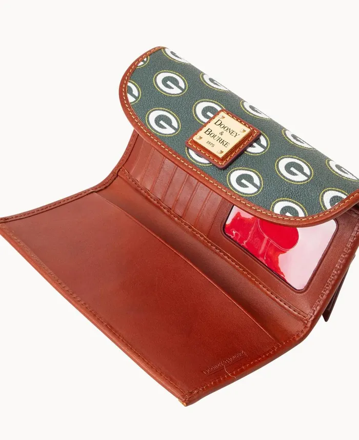 Dooney and Bourke Wallets NFL Packers Cont Clutch Packers 8211 WomenMen