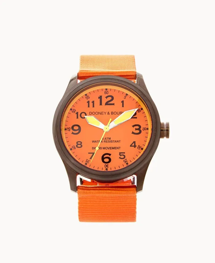 Dooney and Bourke Watches Mariner Watch Orange 8211 WomenMen