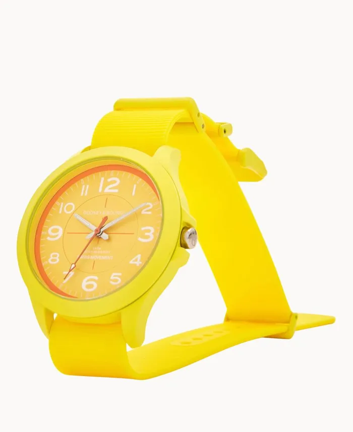 Dooney and Bourke Watches Poppy Sport Watch Yellow 8211 WomenMen