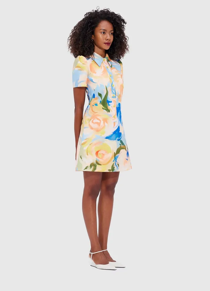 Dresses and Jumpsuits LEO LIN Women Brooke Mini Dress 8211 Bouquet Print