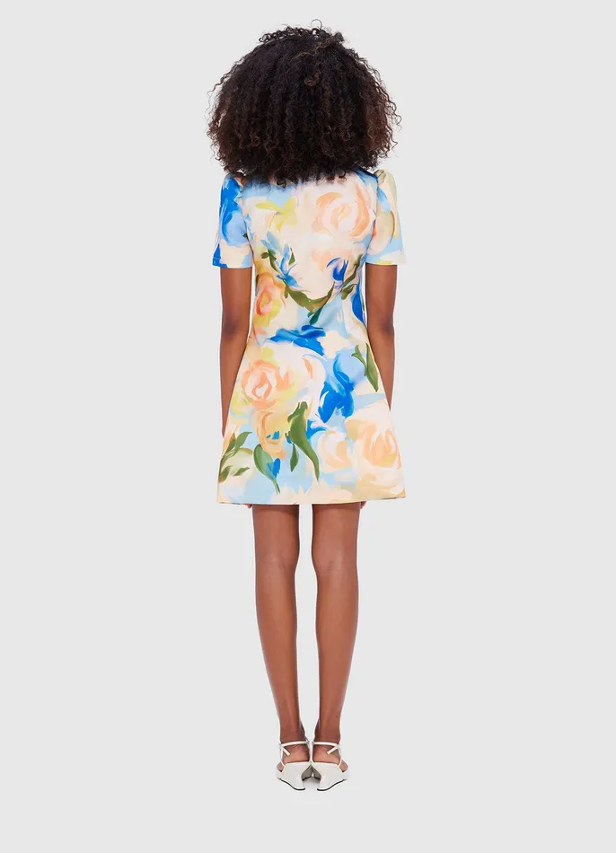Dresses and Jumpsuits LEO LIN Women Brooke Mini Dress 8211 Bouquet Print
