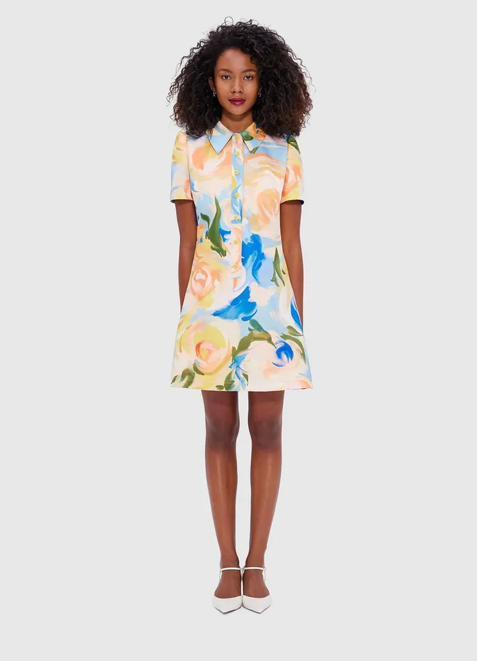 Dresses and Jumpsuits LEO LIN Women Brooke Mini Dress 8211 Bouquet Print