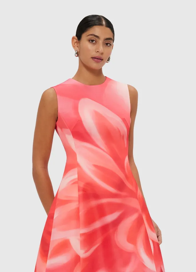Dresses and Jumpsuits LEO LIN Women Cleo Sleeveless Midi Dress 8211 Prism Print