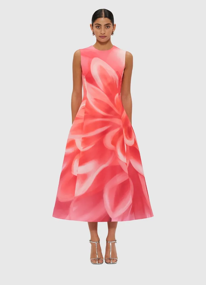Dresses and Jumpsuits LEO LIN Women Cleo Sleeveless Midi Dress 8211 Prism Print