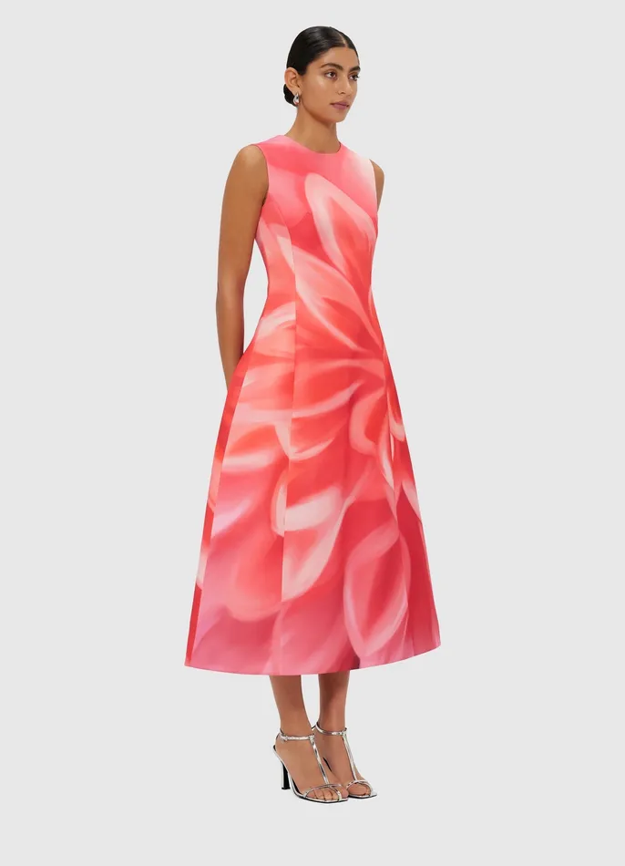 Dresses and Jumpsuits LEO LIN Women Cleo Sleeveless Midi Dress 8211 Prism Print