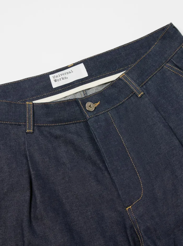 Duke Pant In Indigo 13oz Selvedge Denim Men Universal Works Trousers