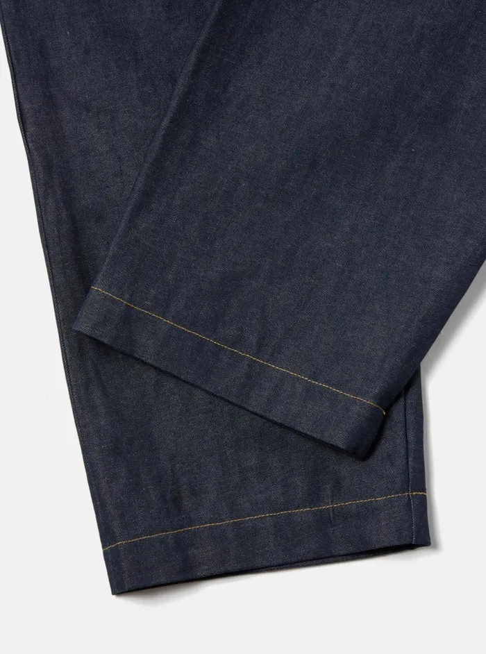 Duke Pant In Indigo 13oz Selvedge Denim Men Universal Works Trousers
