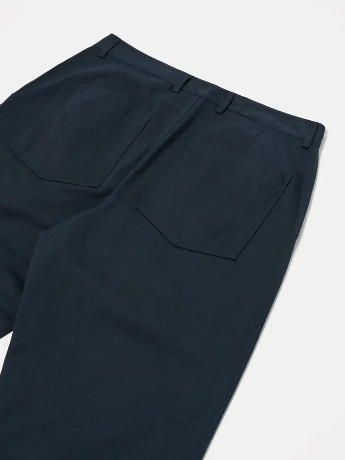 Duke Pant In Navy Twill Men Universal Works Trousers