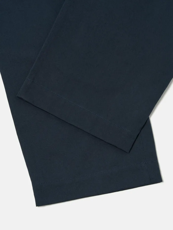 Duke Pant In Navy Twill Men Universal Works Trousers