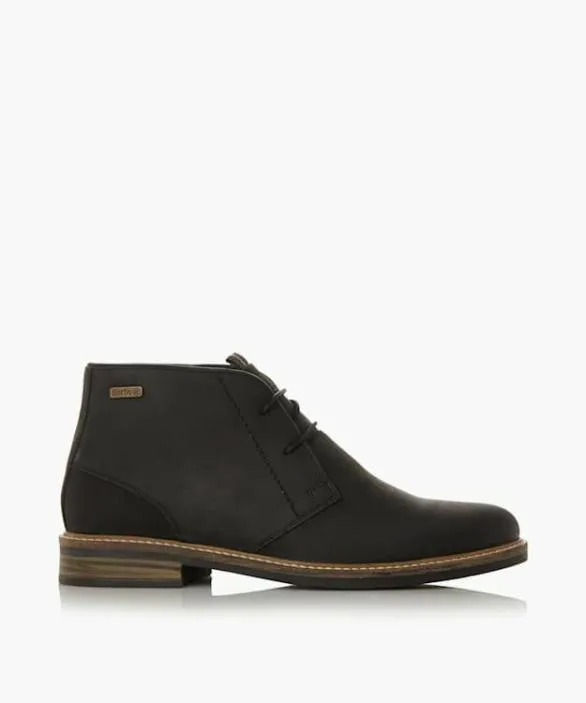 Dune London Black Boots Men Readhead Black Lace Up Chukka Boots Neutral