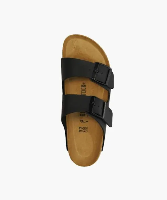 Dune London Black Sandals Women Arizona Birko F Black Two Strap Sandals Black