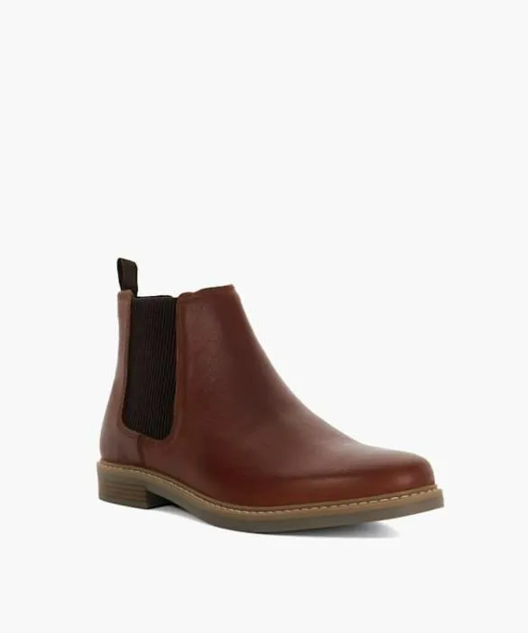 Dune London Brown Boots Men Carden Brown Brown Leather Boots Brown