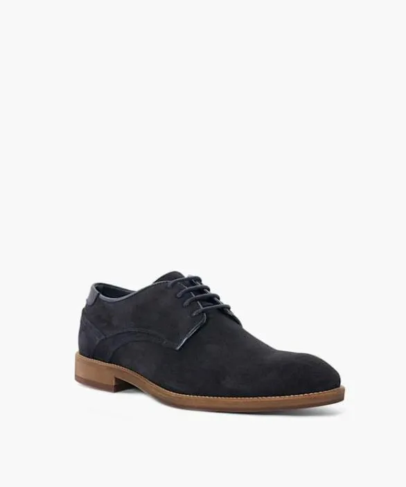 Dune London Casual Shoes Men Bridon Navy Laceup Gibson Blue