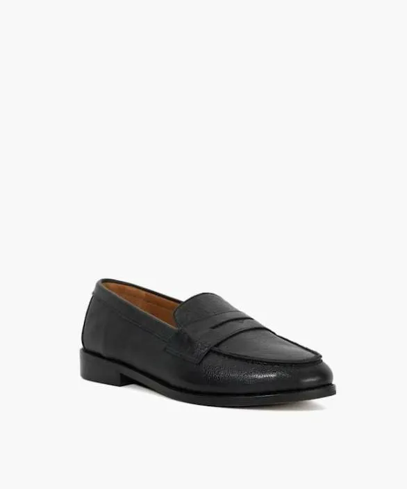 Dune London Loafers Women Ginelli Black Penny Loafer Black
