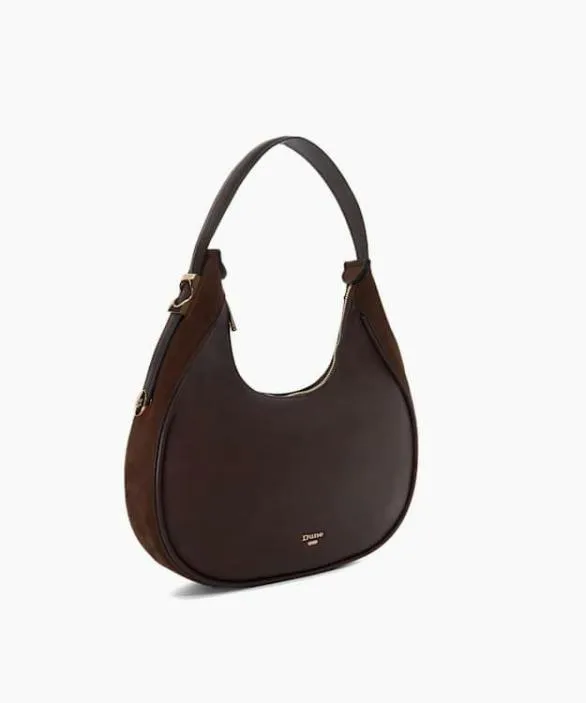 Dune London Shoulder Bags Women Dedicated Brown Scoop Shoulder Bag Brown