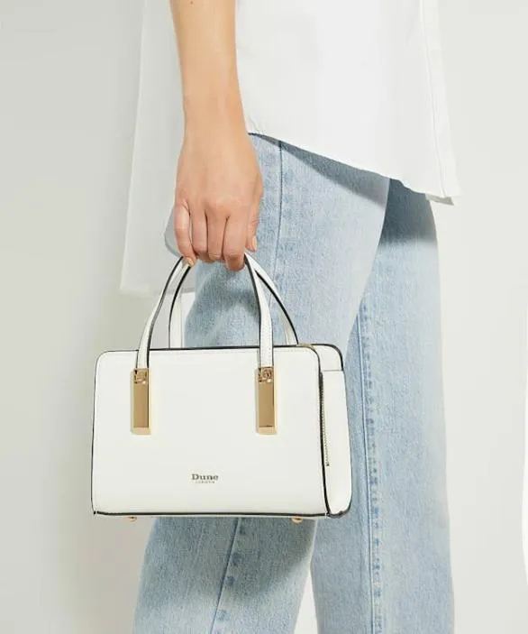 Dune London Tote Bags Women Dinkydenbeigh White Small Tote Bag White