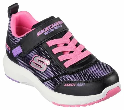 Dynamic Tread 8211 Journey Time Black Hot Pink Kids SKECHERS Kids UK Sizes 9525