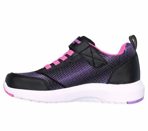 Dynamic Tread 8211 Journey Time Black Hot Pink Kids SKECHERS Kids UK Sizes 9525