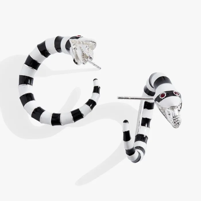 Earrings Women Alex And Ani Beetlejuice Hoop Earring Silver