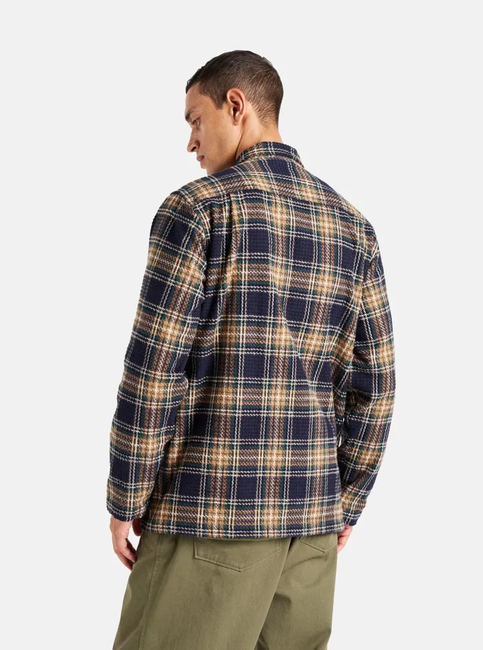 Easy Jacket In NavyGreen Lake Cotton Men Universal Works Overshirts