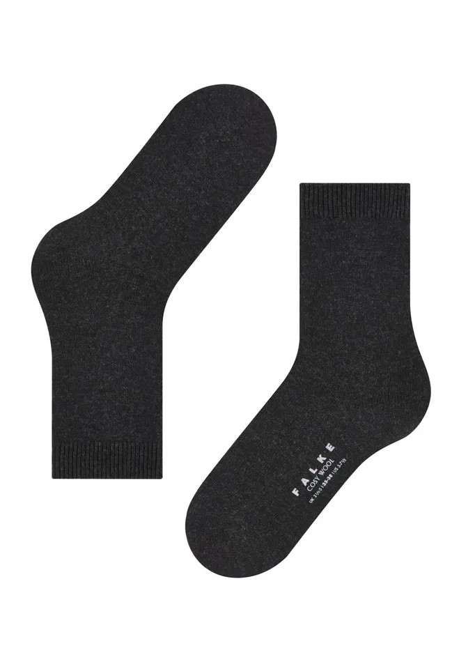 Falke Cosy Wool Sock Anthracite Melange Men HANRO Socks