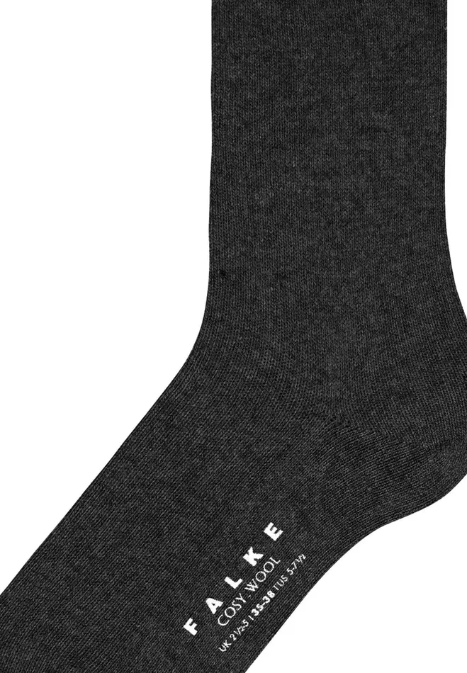 Falke Cosy Wool Sock Anthracite Melange Men HANRO Socks