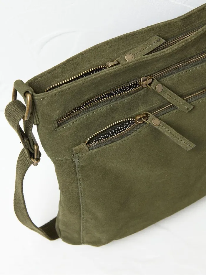 Fat Face Bags and Purses Allie Green Crossbody Bag 8211 Women