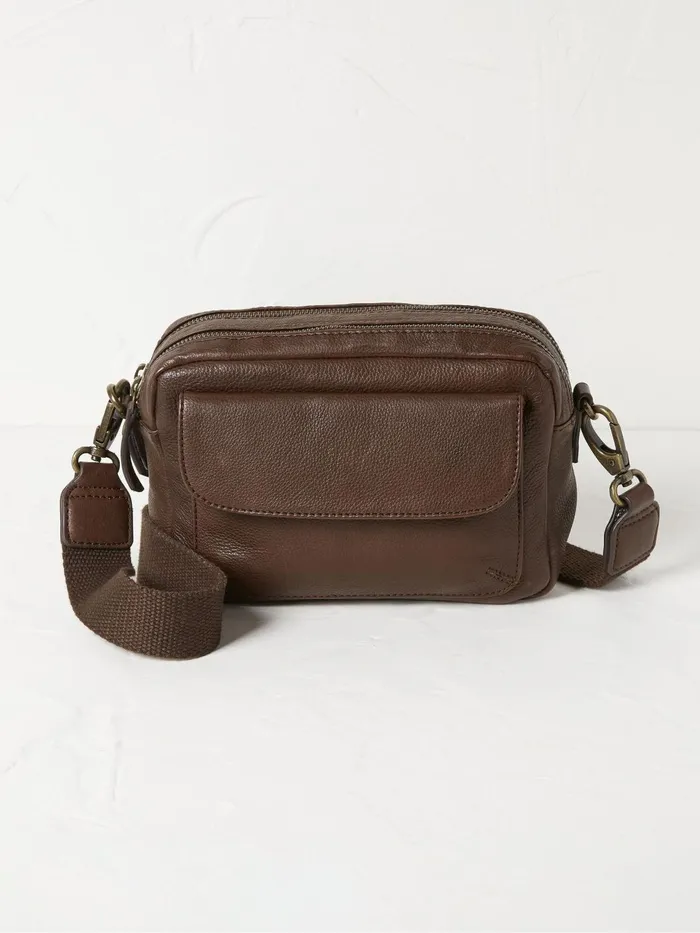 Fat Face Bags and Purses The Oslo Brown Camera Bag 8211 Women