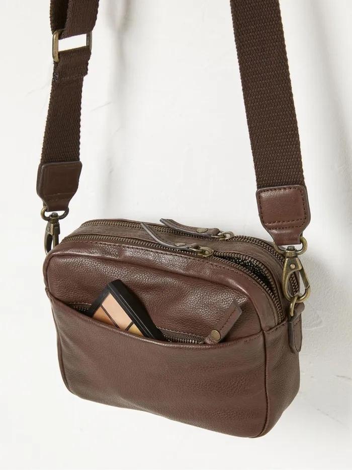 Fat Face Bags and Purses The Oslo Brown Camera Bag 8211 Women