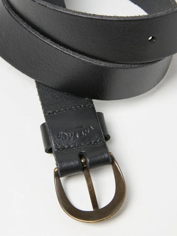 Fat Face Belts Black Leather Jean Belt 8211 Women