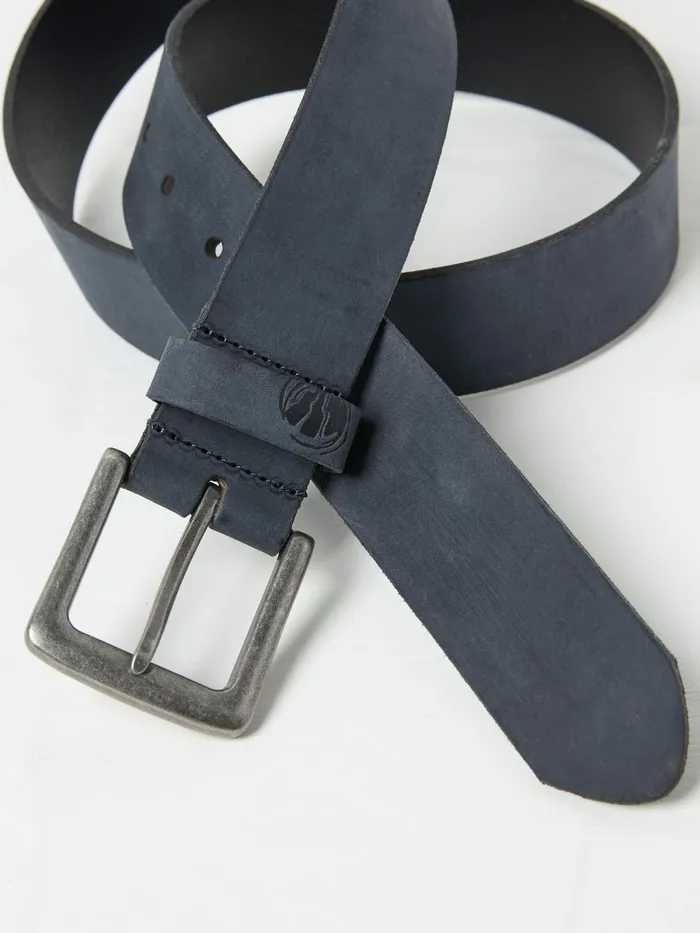 Fat Face Belts Blue Nubuck Leather Belt 8211 Men