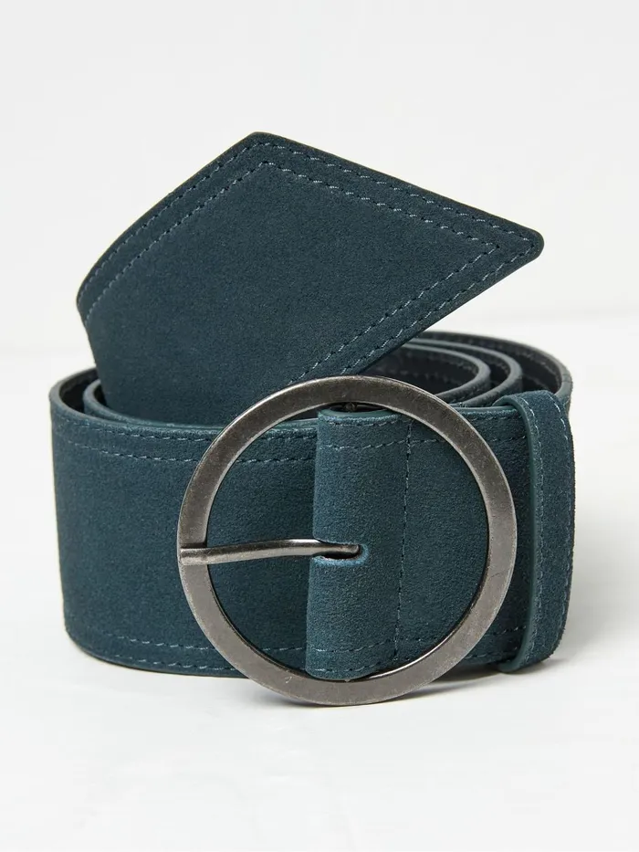 Fat Face Belts Blue Soft Wide Waist Belt 8211 Women