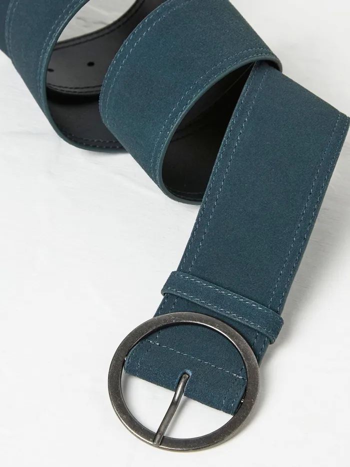 Fat Face Belts Blue Soft Wide Waist Belt 8211 Women