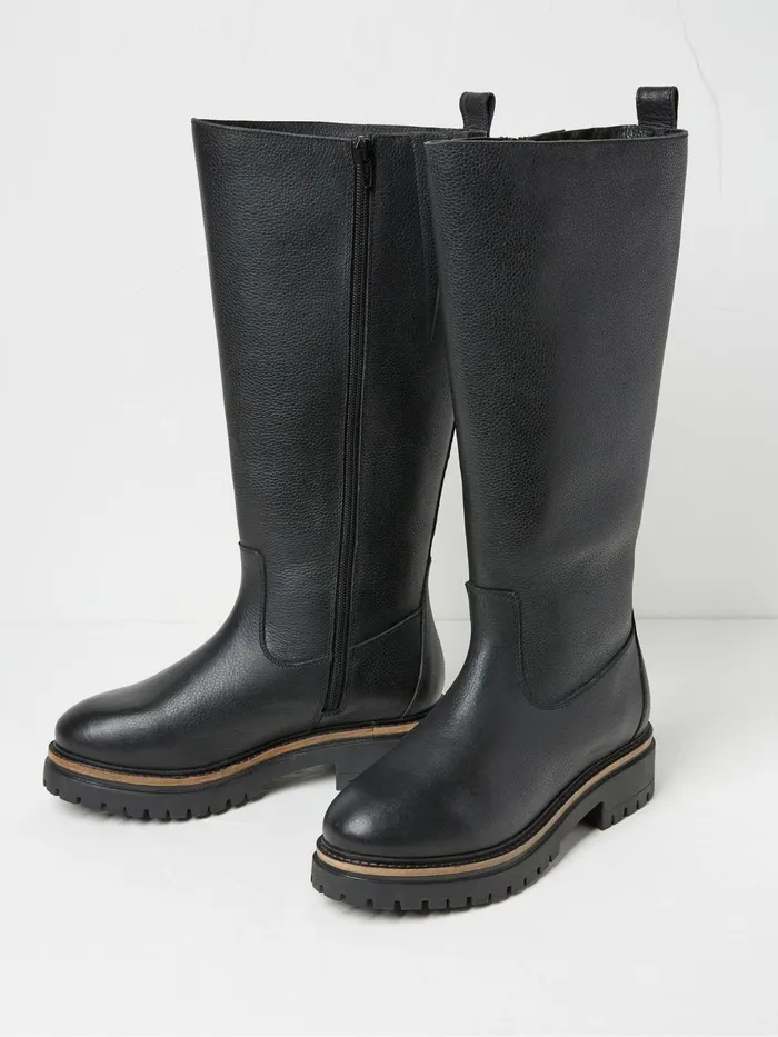 Fat Face Boots Emmy Black Riding Boots 8211 Women