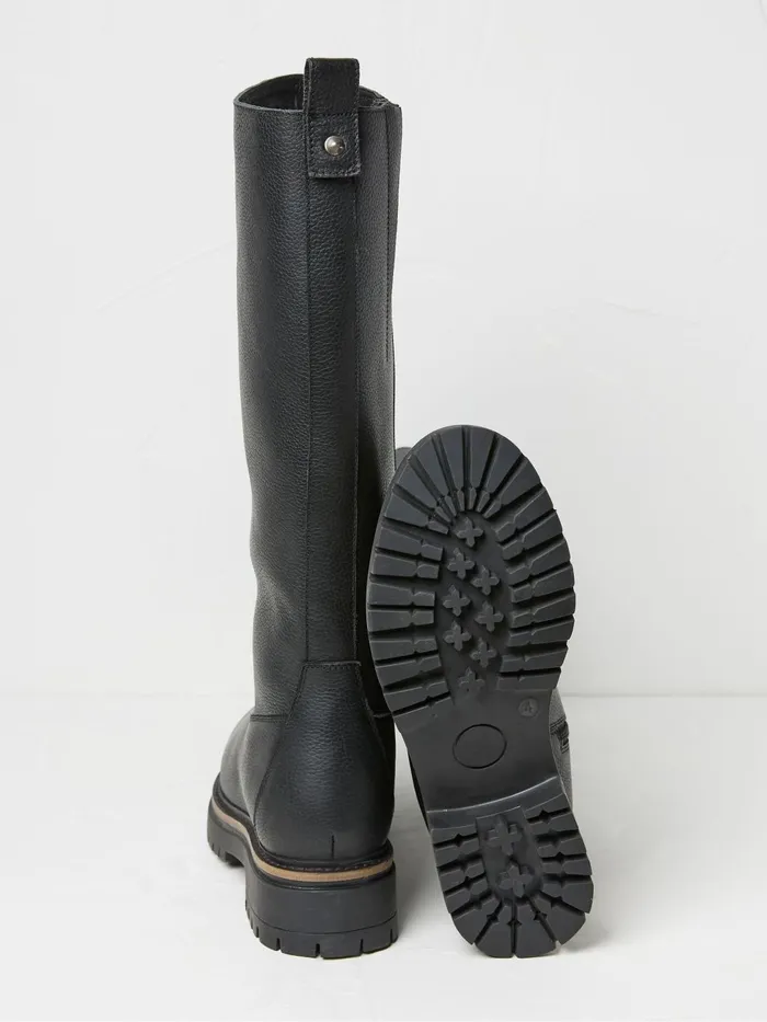 Fat Face Boots Emmy Black Riding Boots 8211 Women