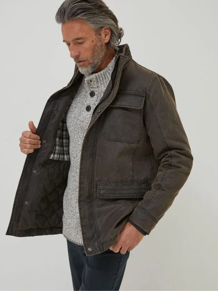 Fat Face Coats and Jackets Brown Broadsands Four Pocket Jacket 8211 Men