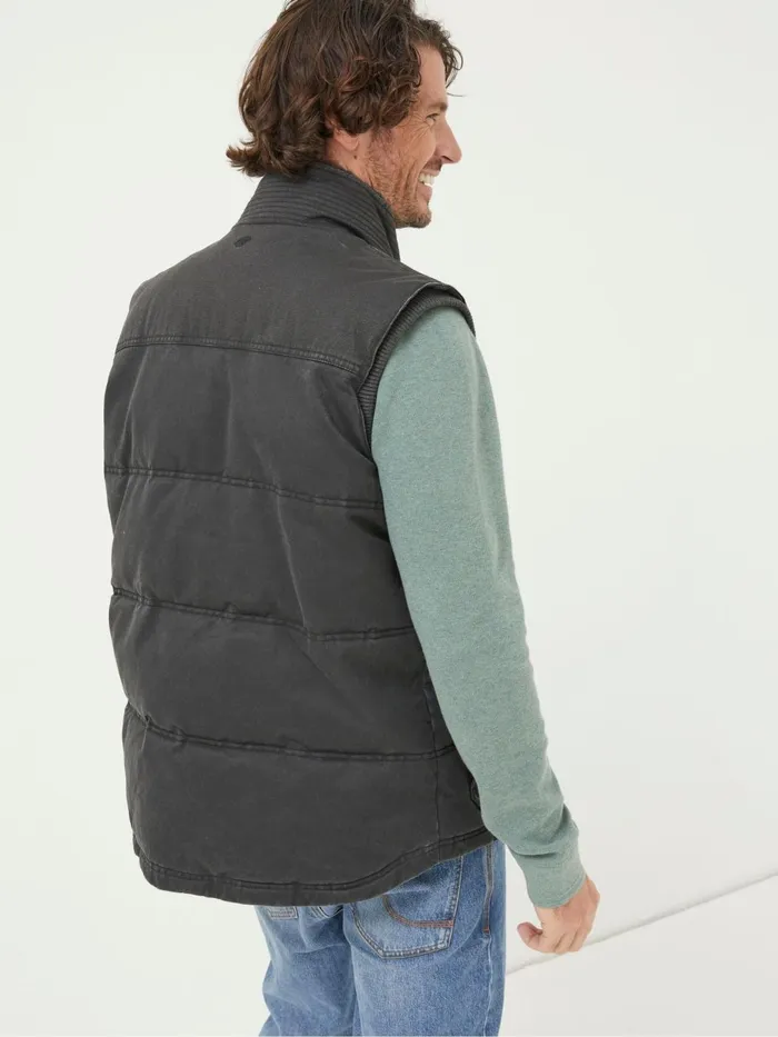 Fat Face Coats and Jackets Grey Paignton Gilet 8211 Men