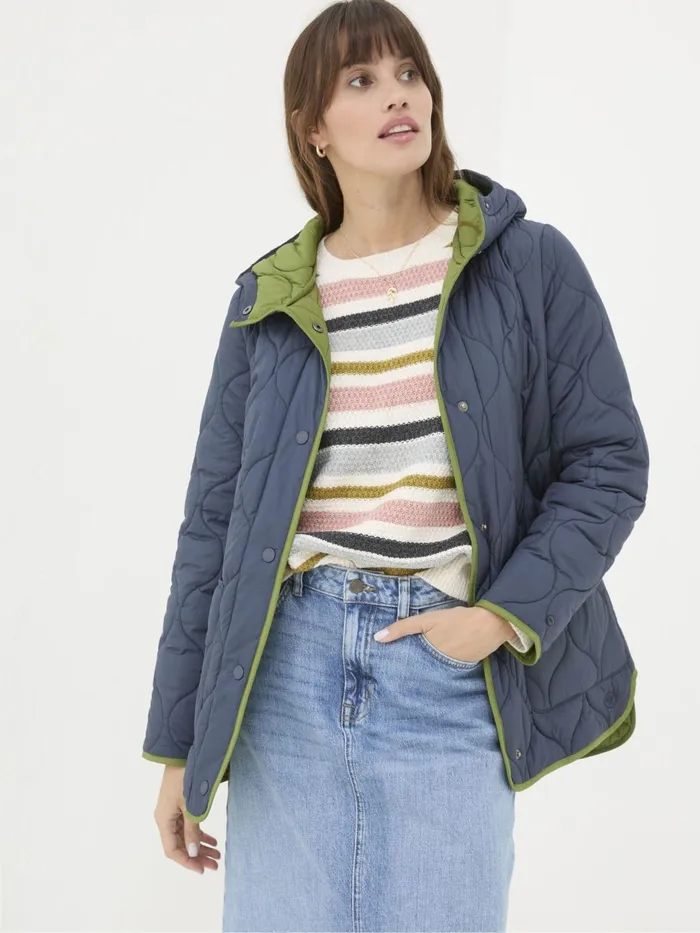 Fat Face Coats and Jackets Mira Green Multiway Parka 8211 Women