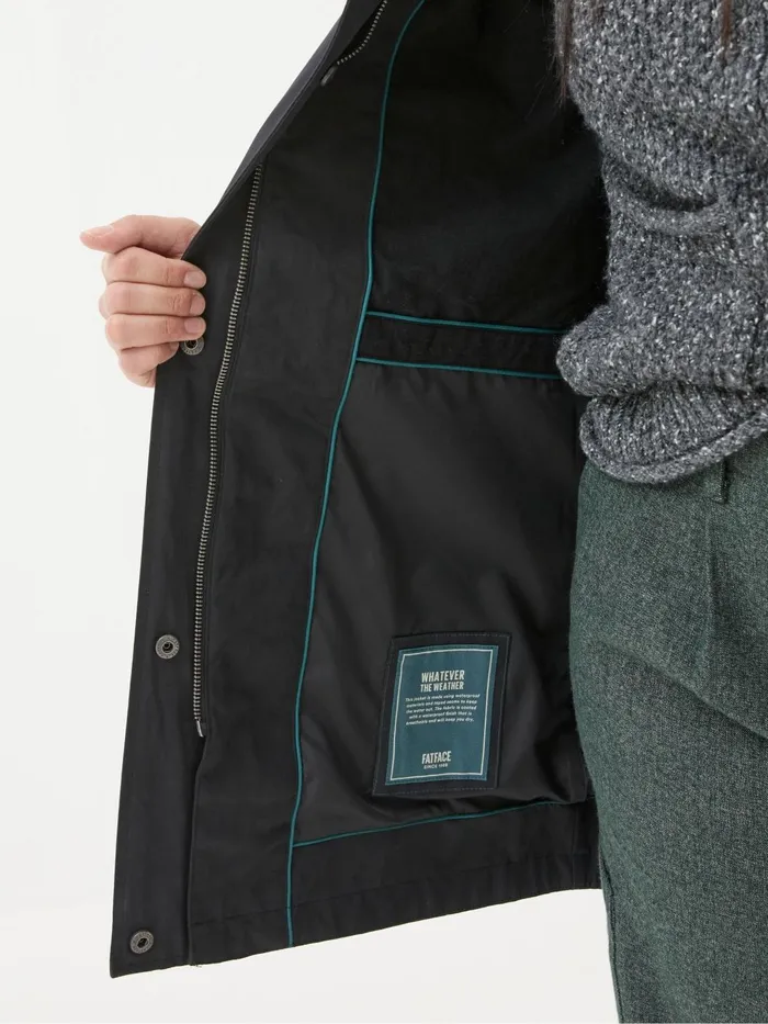 Fat Face Coats and Jackets Tiegan Black Waterproof Coat 8211 Women