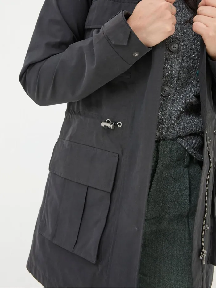 Fat Face Coats and Jackets Tiegan Black Waterproof Coat 8211 Women