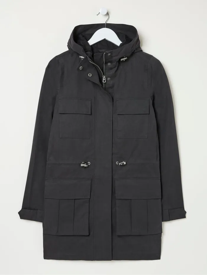 Fat Face Coats and Jackets Tiegan Black Waterproof Coat 8211 Women